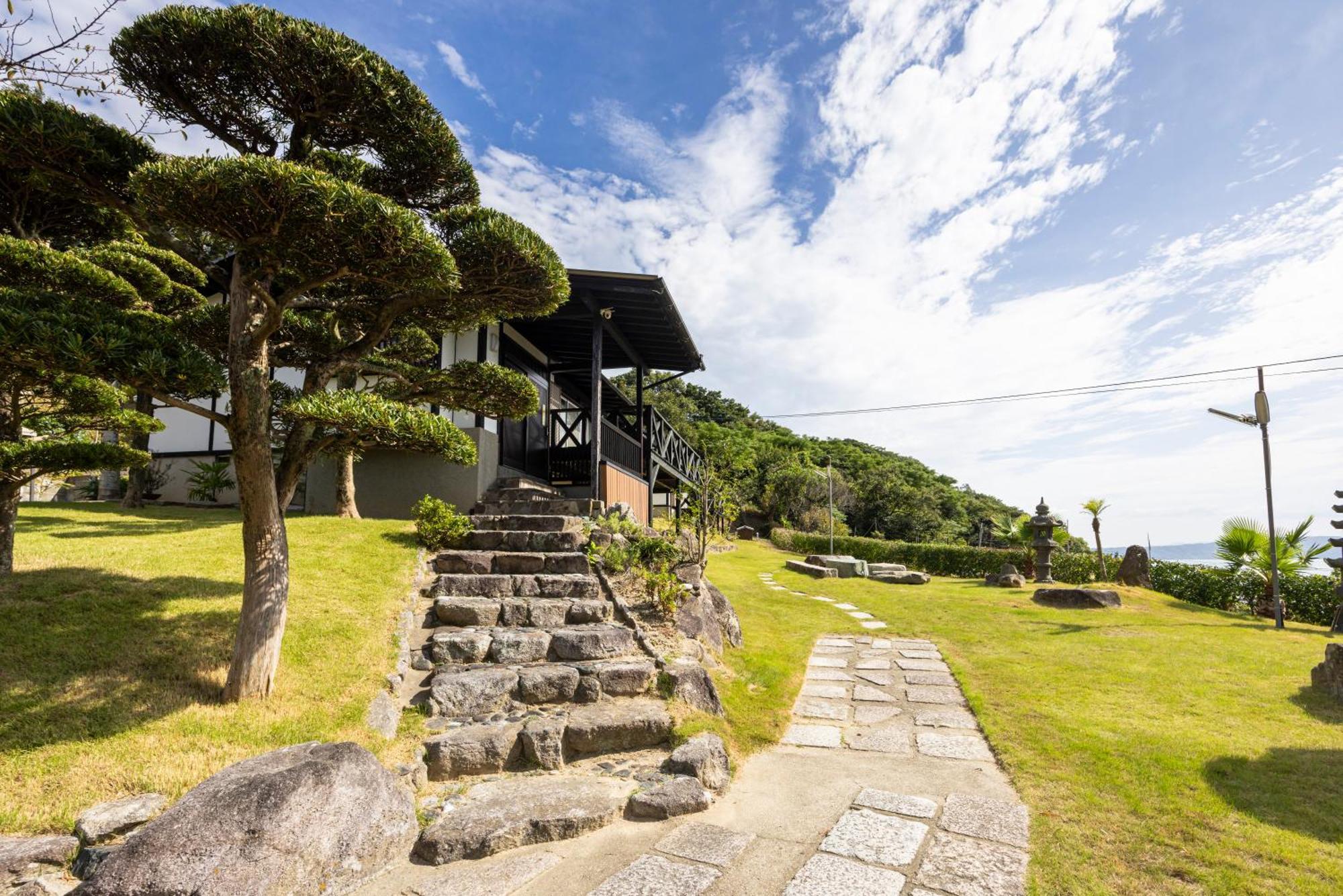 Keiko"S Home 宮浦一日一組限定海の絶景オーシャンビューのラグジュアリー別荘2000M2Bbq可海釣公園 Фукуока Экстерьер фото